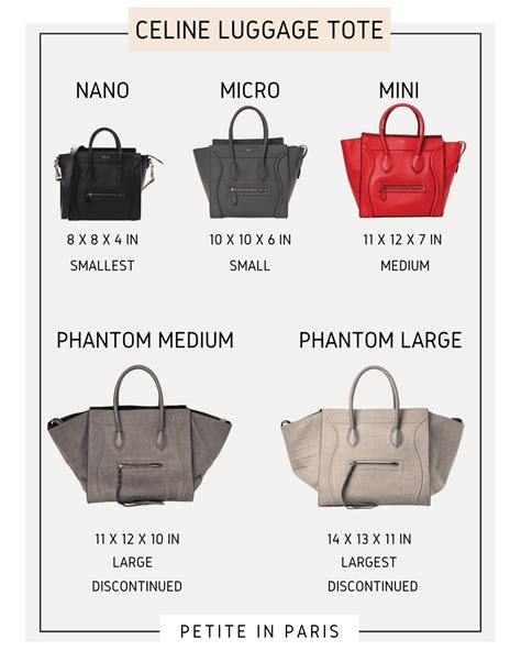 celine large luggage tote|celine luggage tote size comparison.